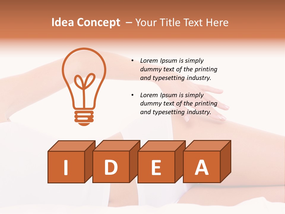 Horizontal Hip Background PowerPoint Template