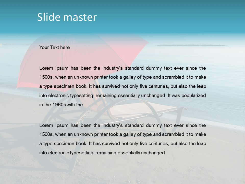 Color Summer Equestrian PowerPoint Template