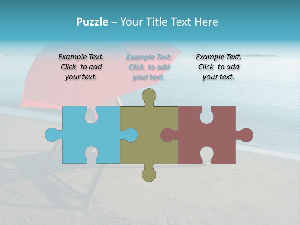 Color Summer Equestrian PowerPoint Template