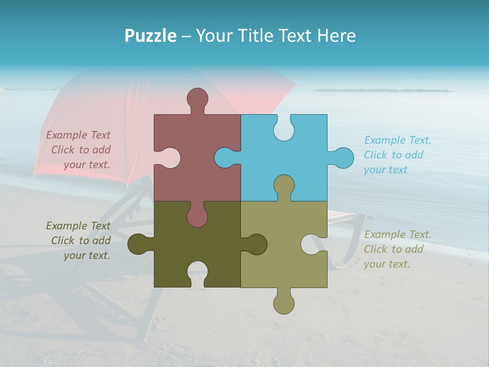 Color Summer Equestrian PowerPoint Template