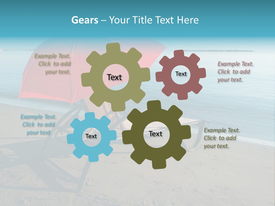 Color Summer Equestrian PowerPoint Template