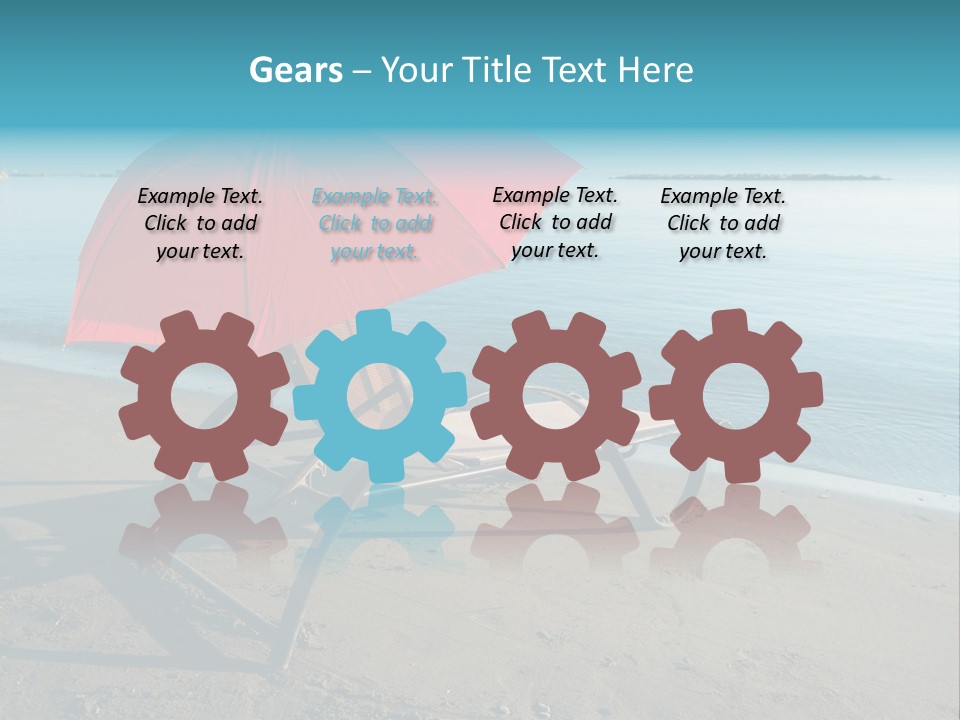 Color Summer Equestrian PowerPoint Template