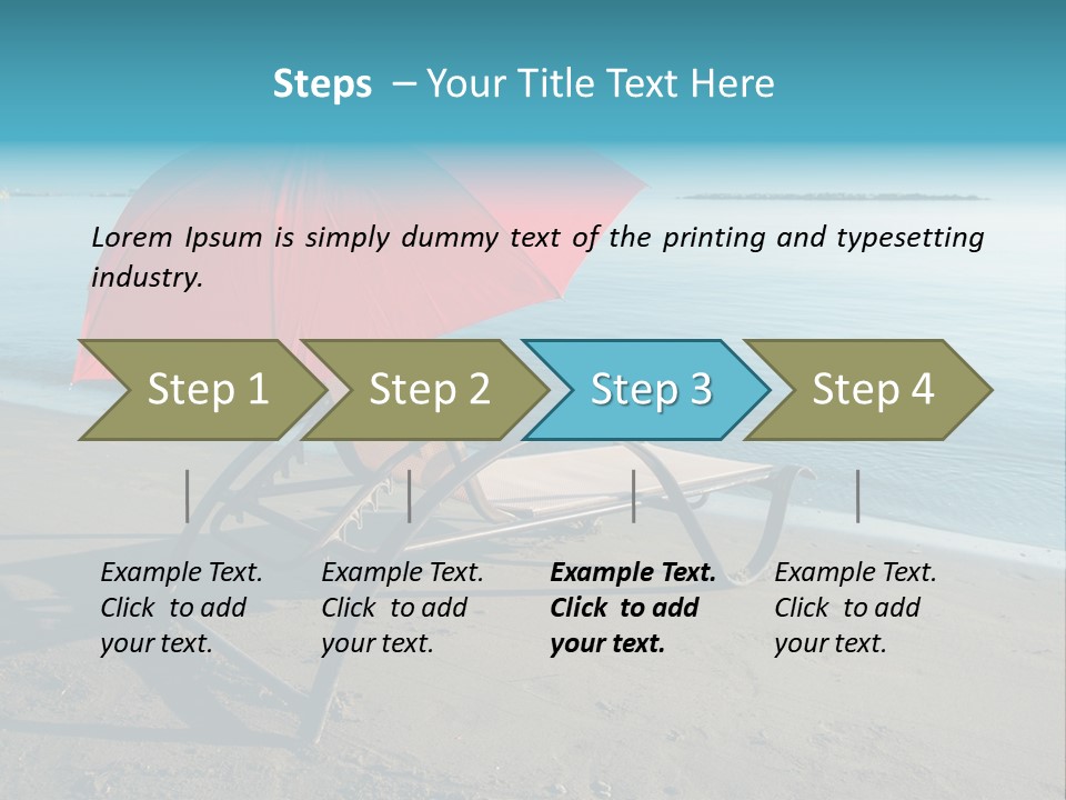 Color Summer Equestrian PowerPoint Template