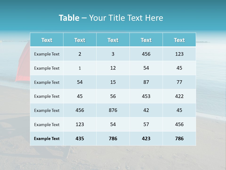 Color Summer Equestrian PowerPoint Template