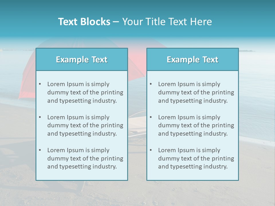 Color Summer Equestrian PowerPoint Template