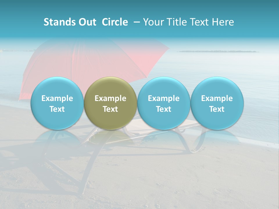 Color Summer Equestrian PowerPoint Template