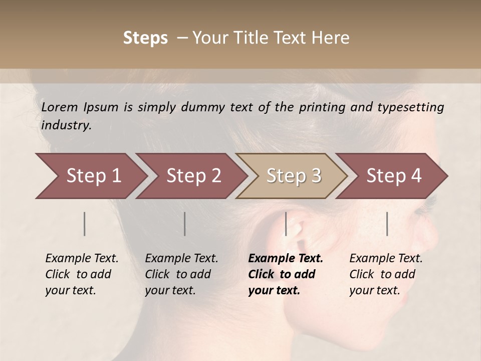 Red Bay Color PowerPoint Template