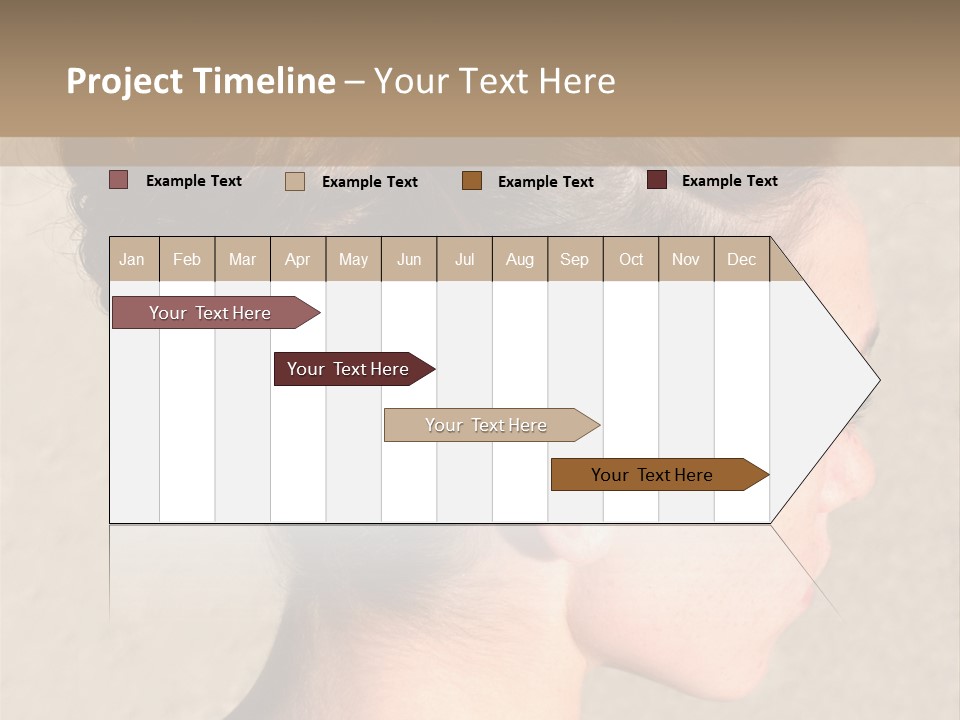 Red Bay Color PowerPoint Template