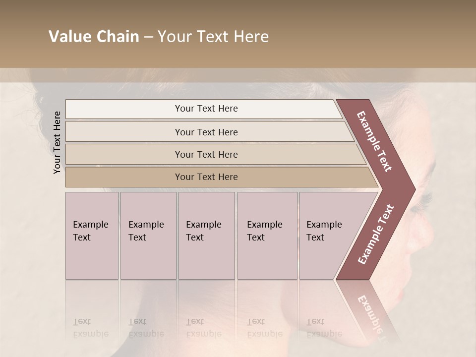 Red Bay Color PowerPoint Template