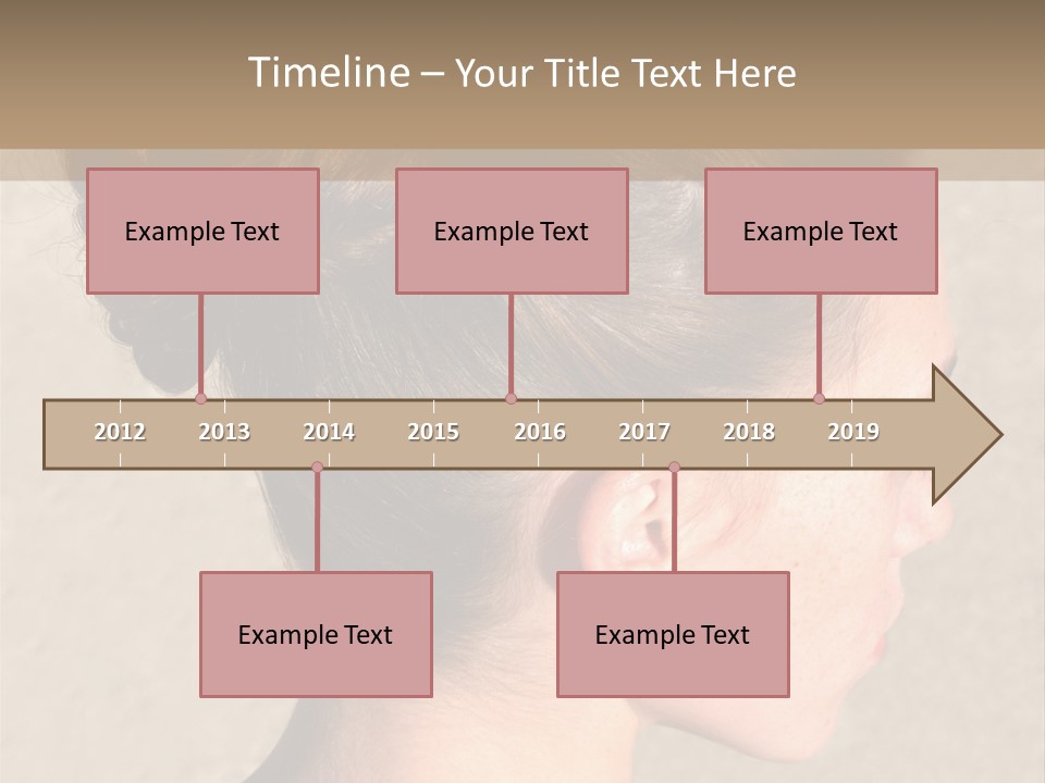 Red Bay Color PowerPoint Template