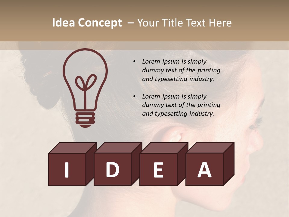 Red Bay Color PowerPoint Template