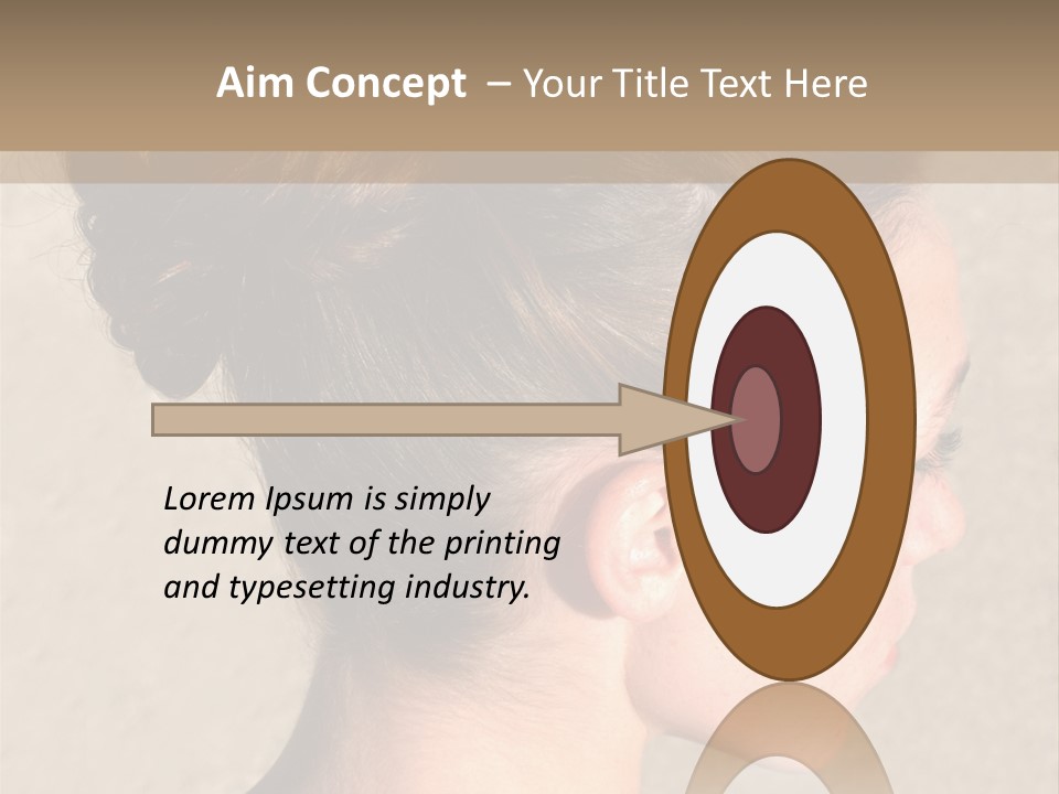 Red Bay Color PowerPoint Template