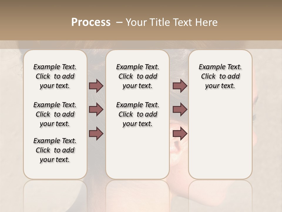 Red Bay Color PowerPoint Template