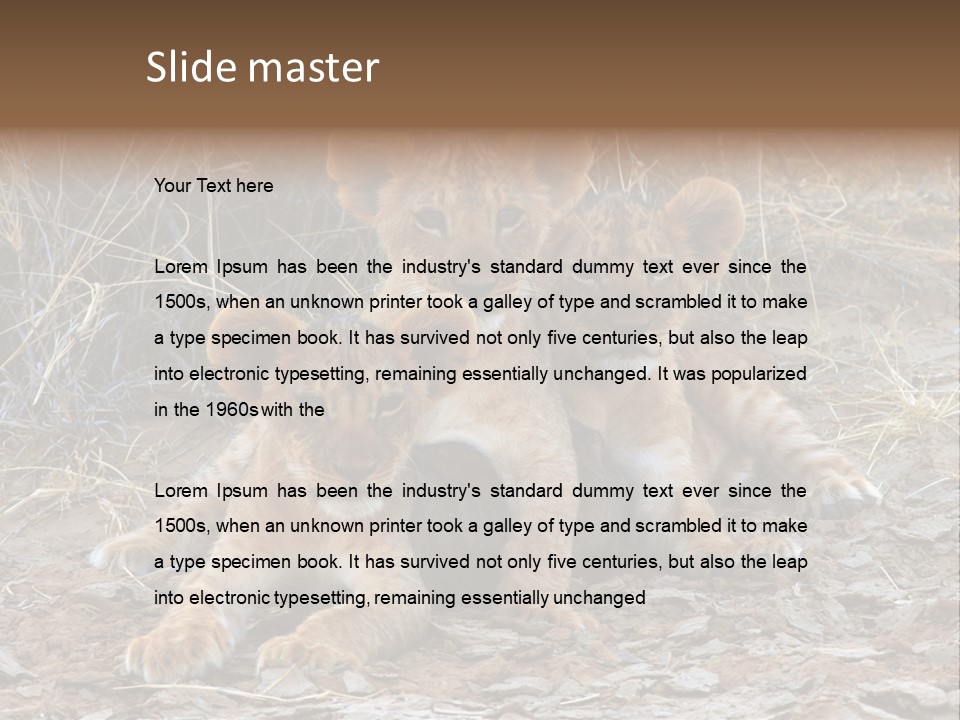 Jump Isolated Bay PowerPoint Template