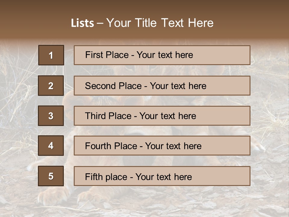 Jump Isolated Bay PowerPoint Template