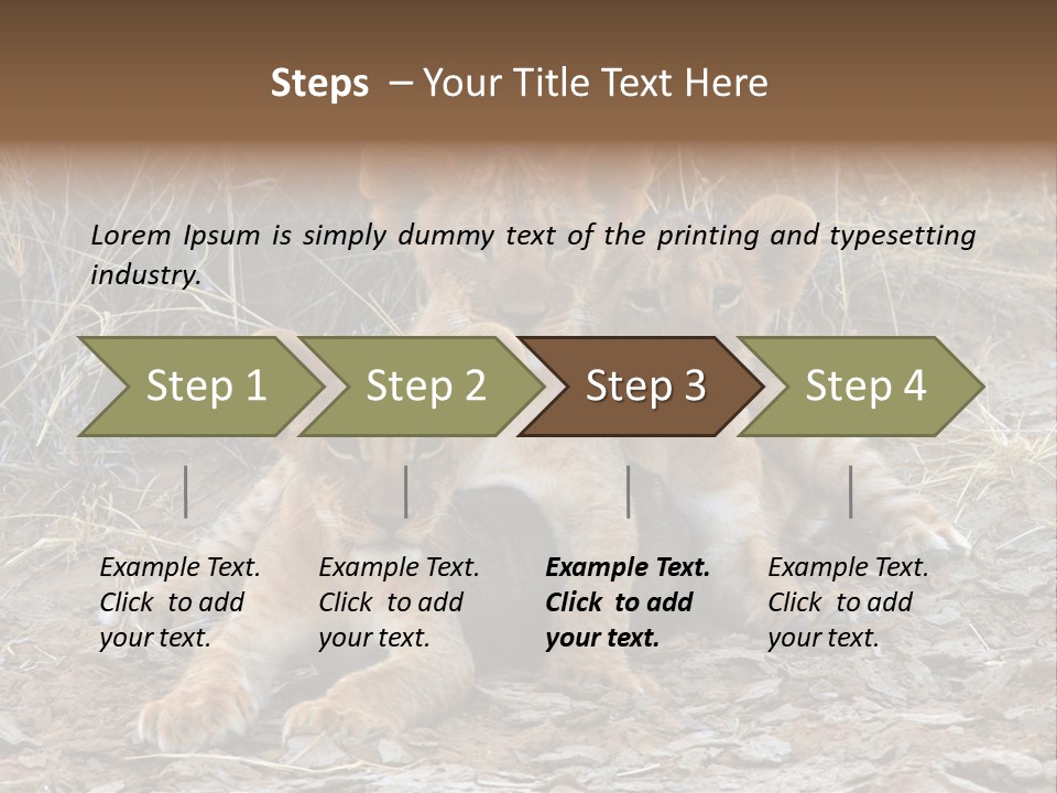 Jump Isolated Bay PowerPoint Template
