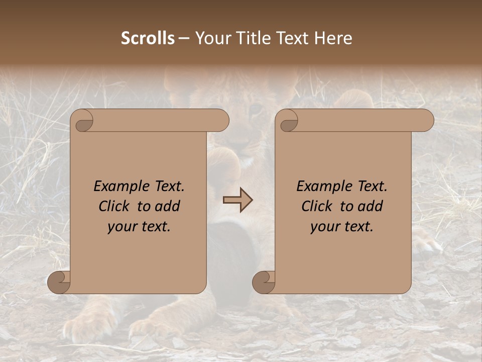 Jump Isolated Bay PowerPoint Template