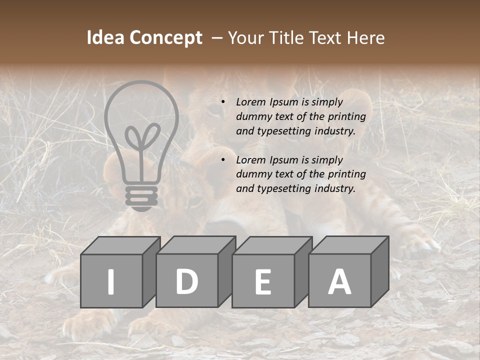 Jump Isolated Bay PowerPoint Template