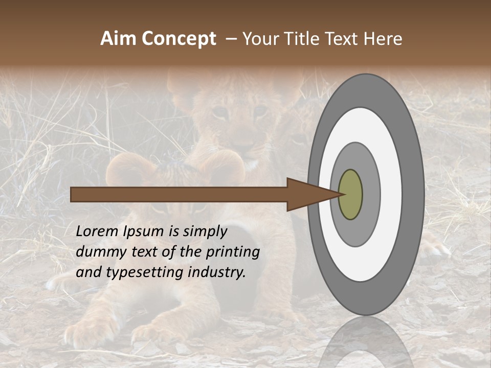 Jump Isolated Bay PowerPoint Template