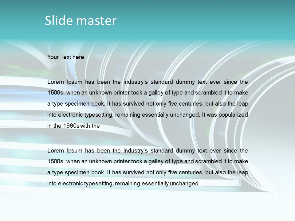 White Arabian Isolated PowerPoint Template