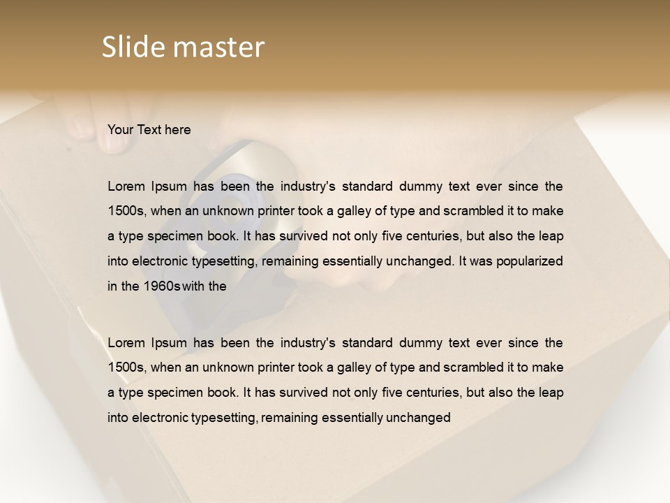 Red Equestrian Chestnut PowerPoint Template