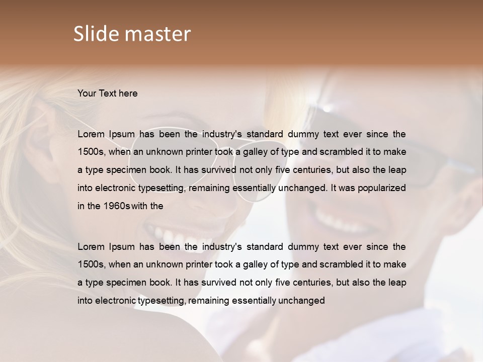 Animal Stallion Color PowerPoint Template