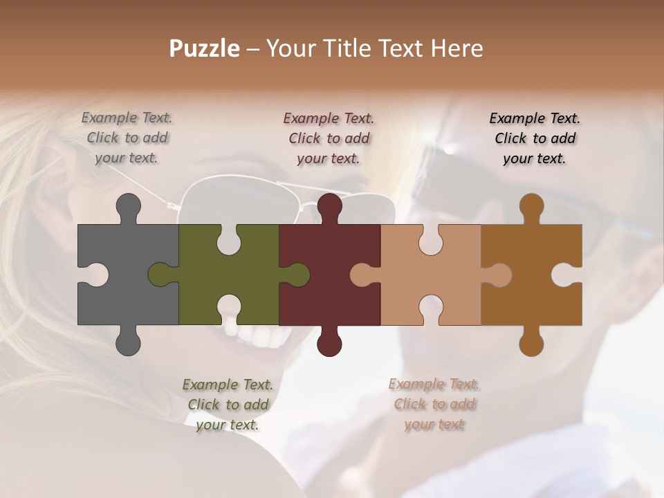 Animal Stallion Color PowerPoint Template