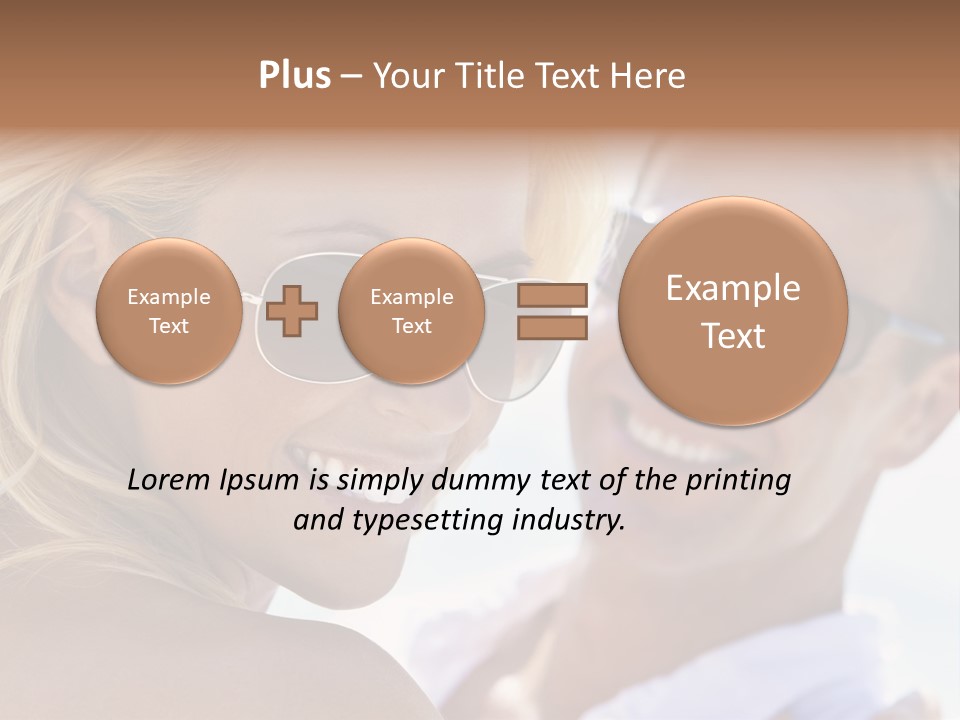 Animal Stallion Color PowerPoint Template