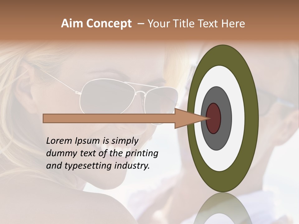 Animal Stallion Color PowerPoint Template