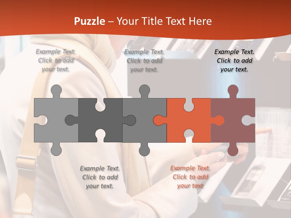 Red White Equestrian PowerPoint Template