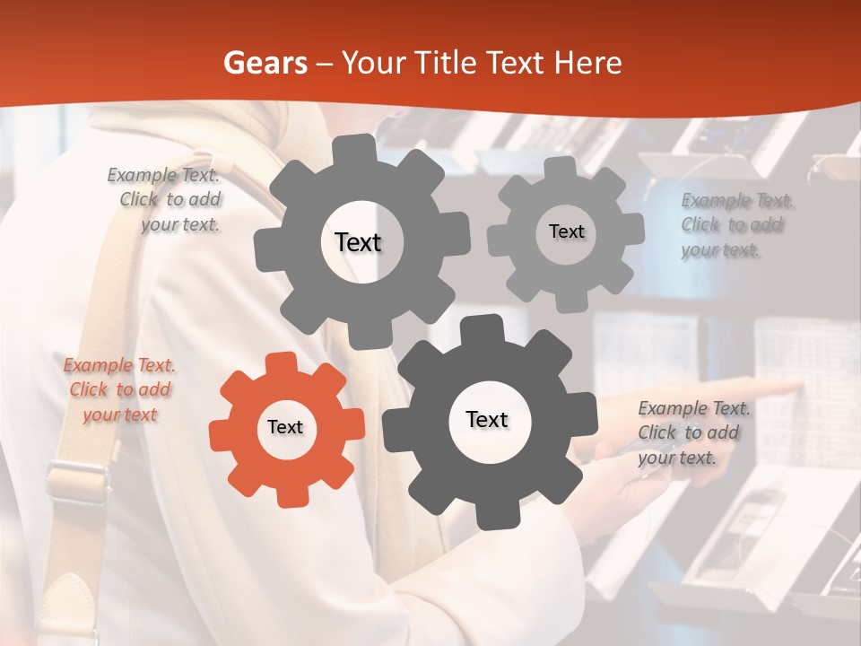 Red White Equestrian PowerPoint Template