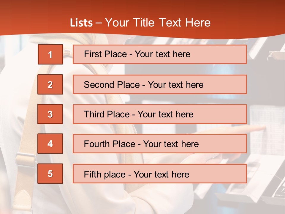 Red White Equestrian PowerPoint Template