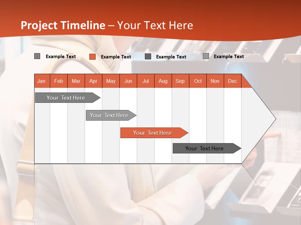 Red White Equestrian PowerPoint Template