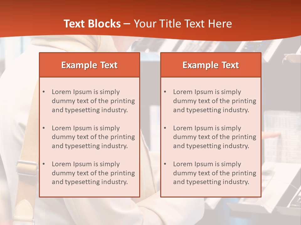 Red White Equestrian PowerPoint Template