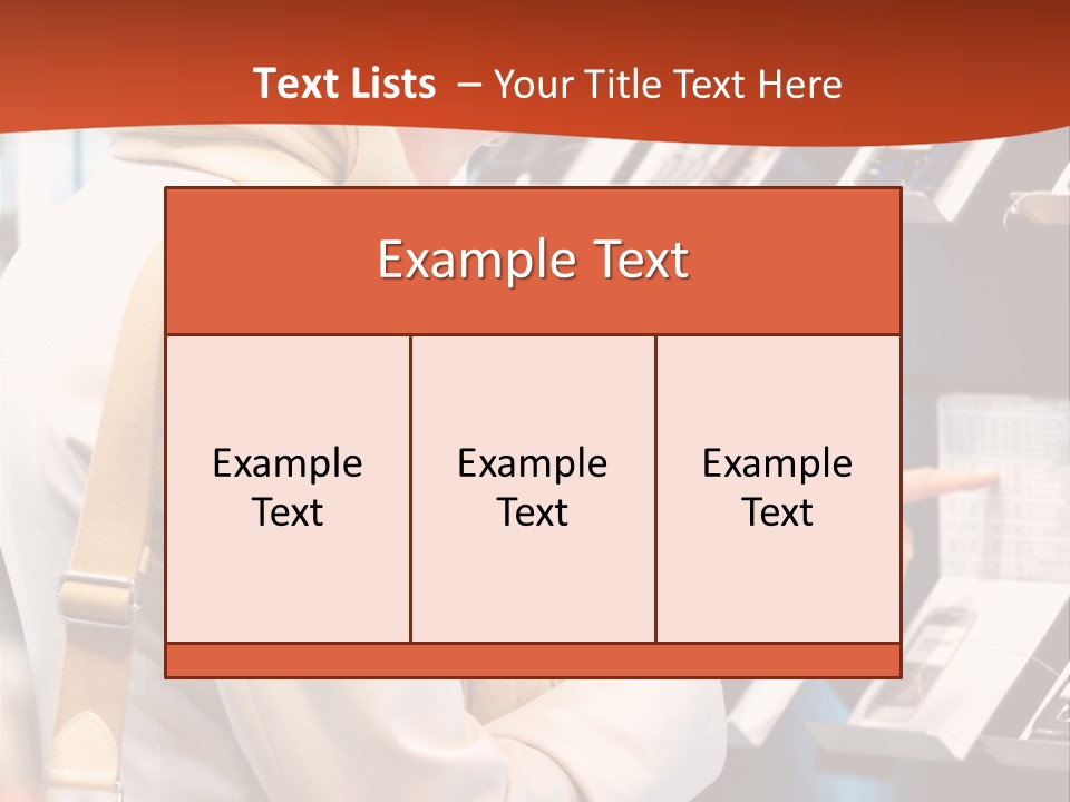 Red White Equestrian PowerPoint Template