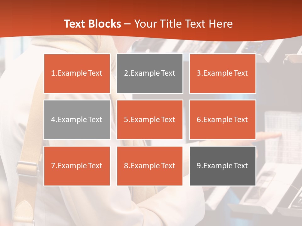 Red White Equestrian PowerPoint Template