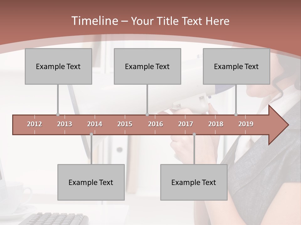 Woman Noise Message PowerPoint Template