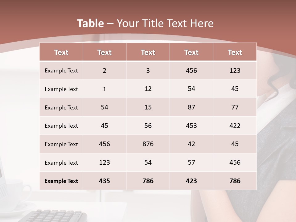 Woman Noise Message PowerPoint Template