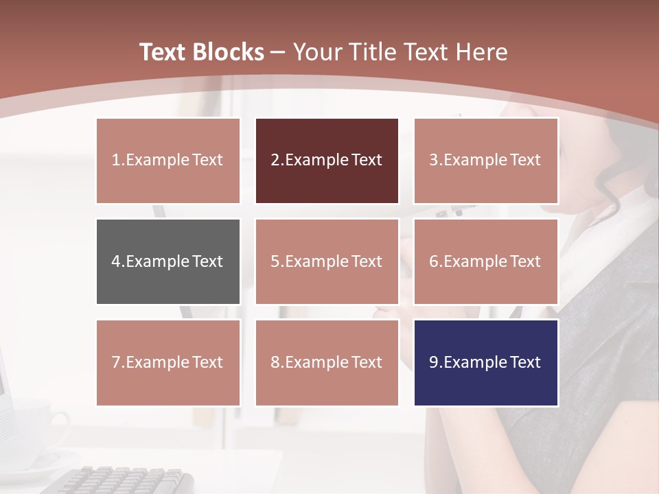 Woman Noise Message PowerPoint Template