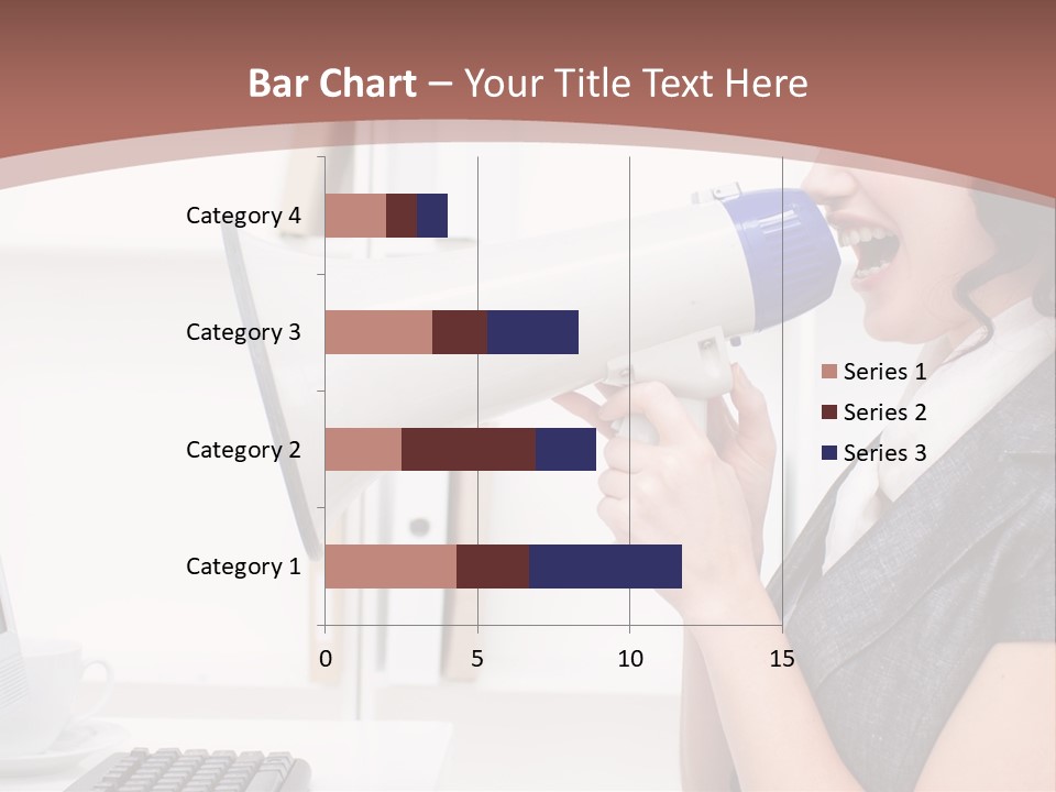 Woman Noise Message PowerPoint Template