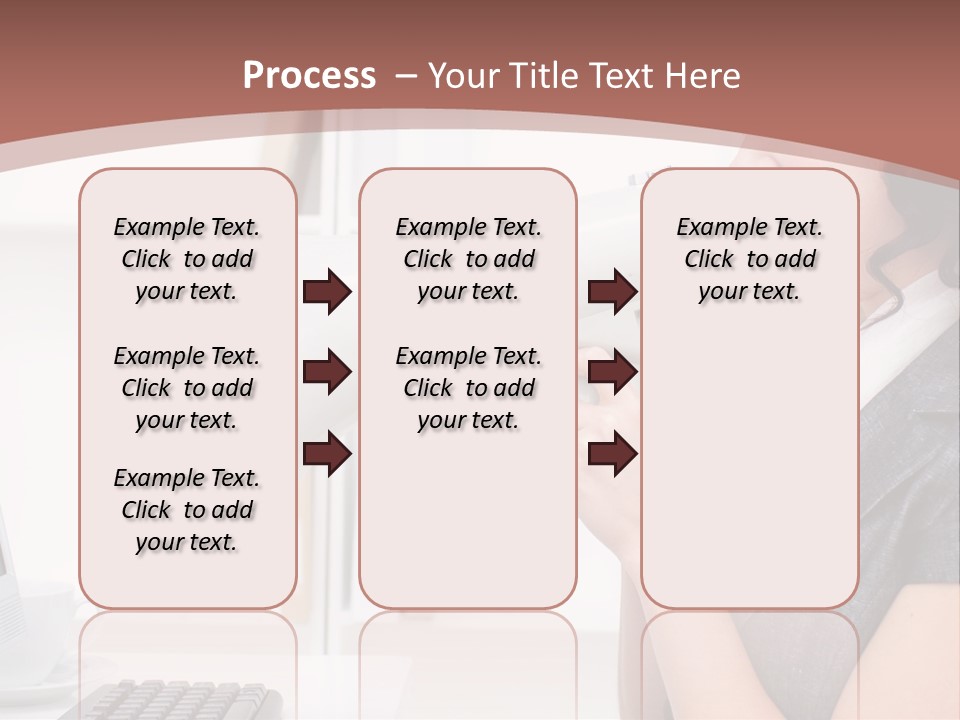Woman Noise Message PowerPoint Template