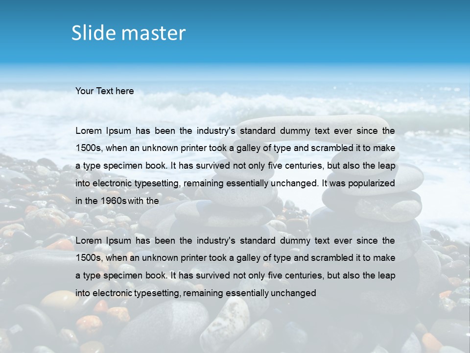 Simplicity Water Natural PowerPoint Template