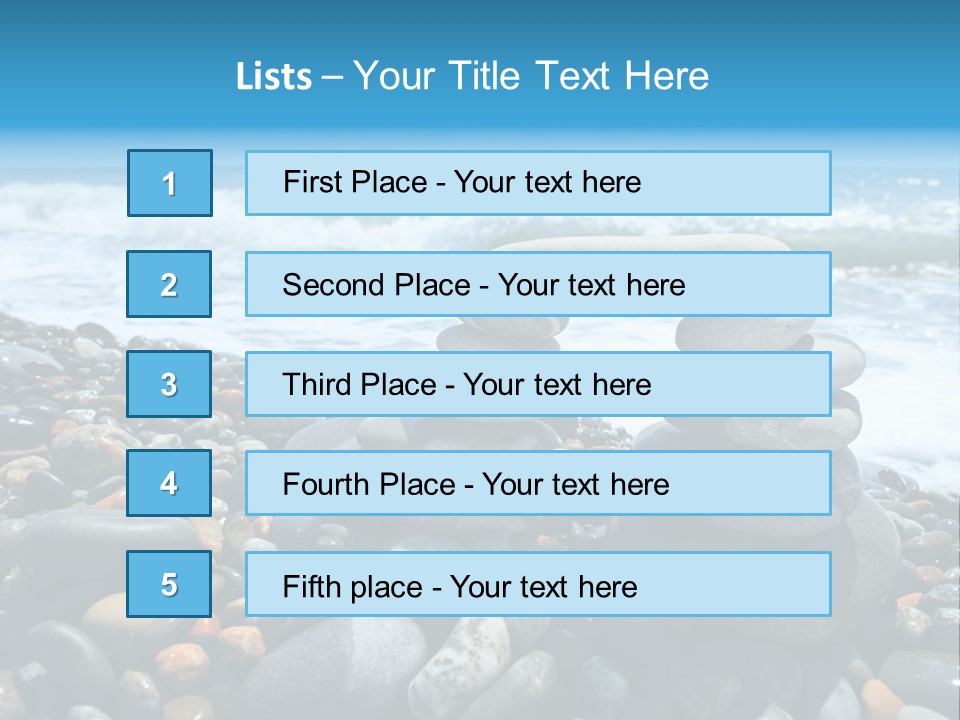 Simplicity Water Natural PowerPoint Template