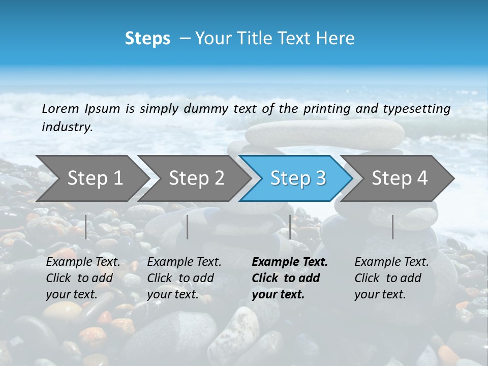Simplicity Water Natural PowerPoint Template