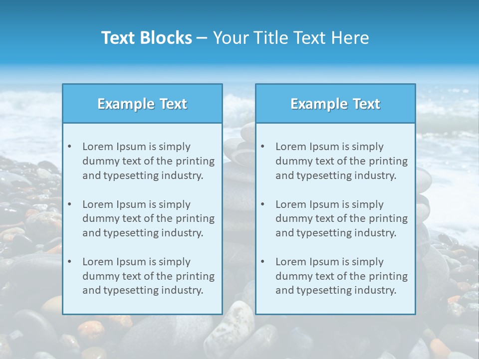Simplicity Water Natural PowerPoint Template