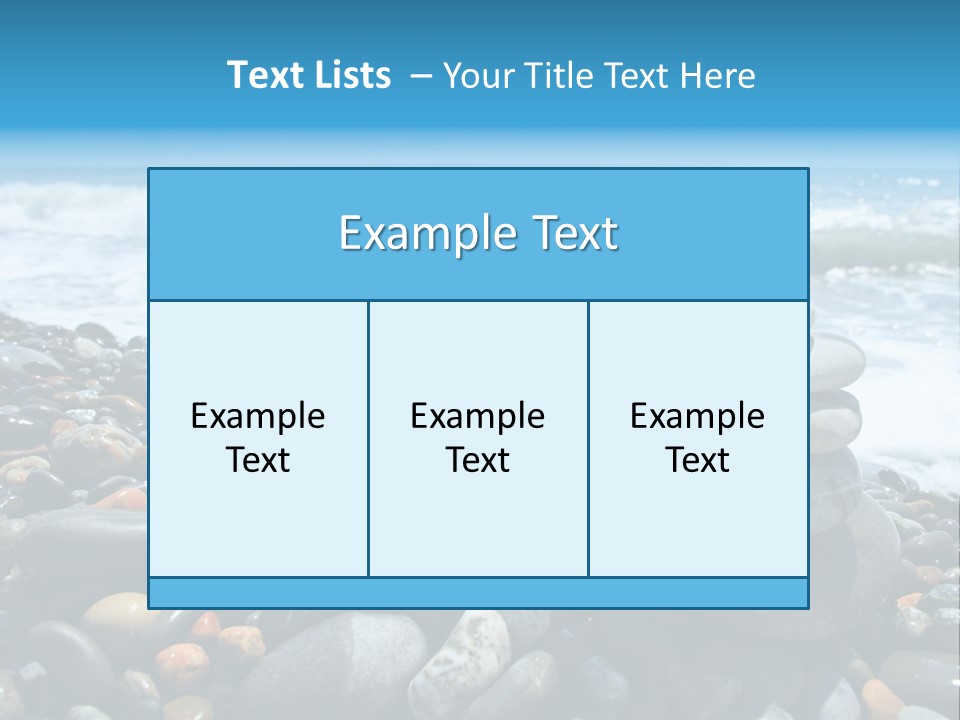 Simplicity Water Natural PowerPoint Template