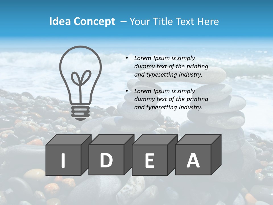 Simplicity Water Natural PowerPoint Template