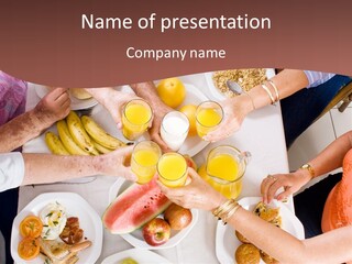 Together Senior Sausage PowerPoint Template