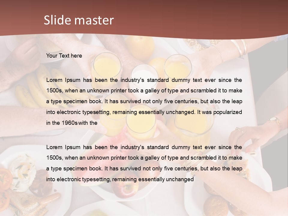 Together Senior Sausage PowerPoint Template