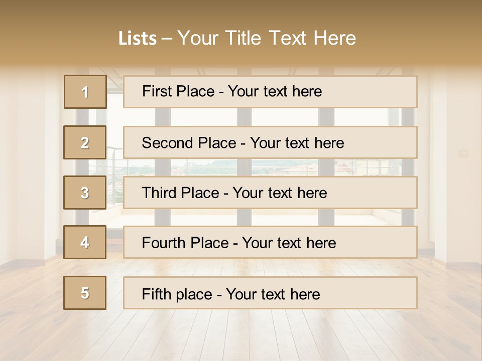 Utility Vehicle White PowerPoint Template